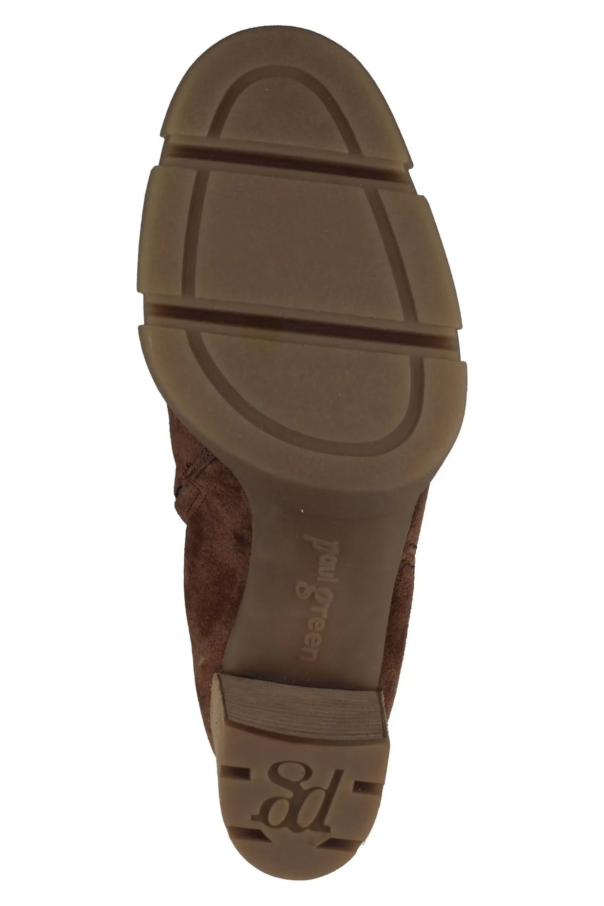 Paul Green  Stiefelette - Braun - Blockabsatz