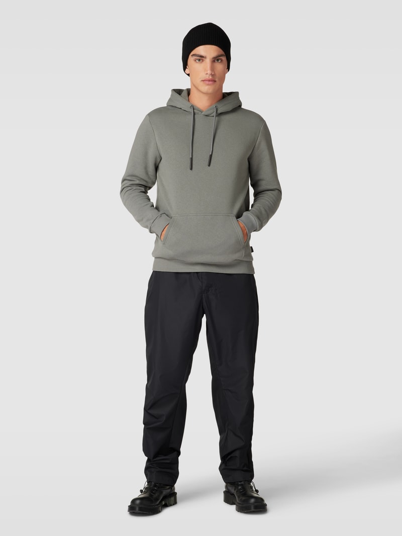 Hoodie in melierter Optik Modell 'CERES' in hellgrau