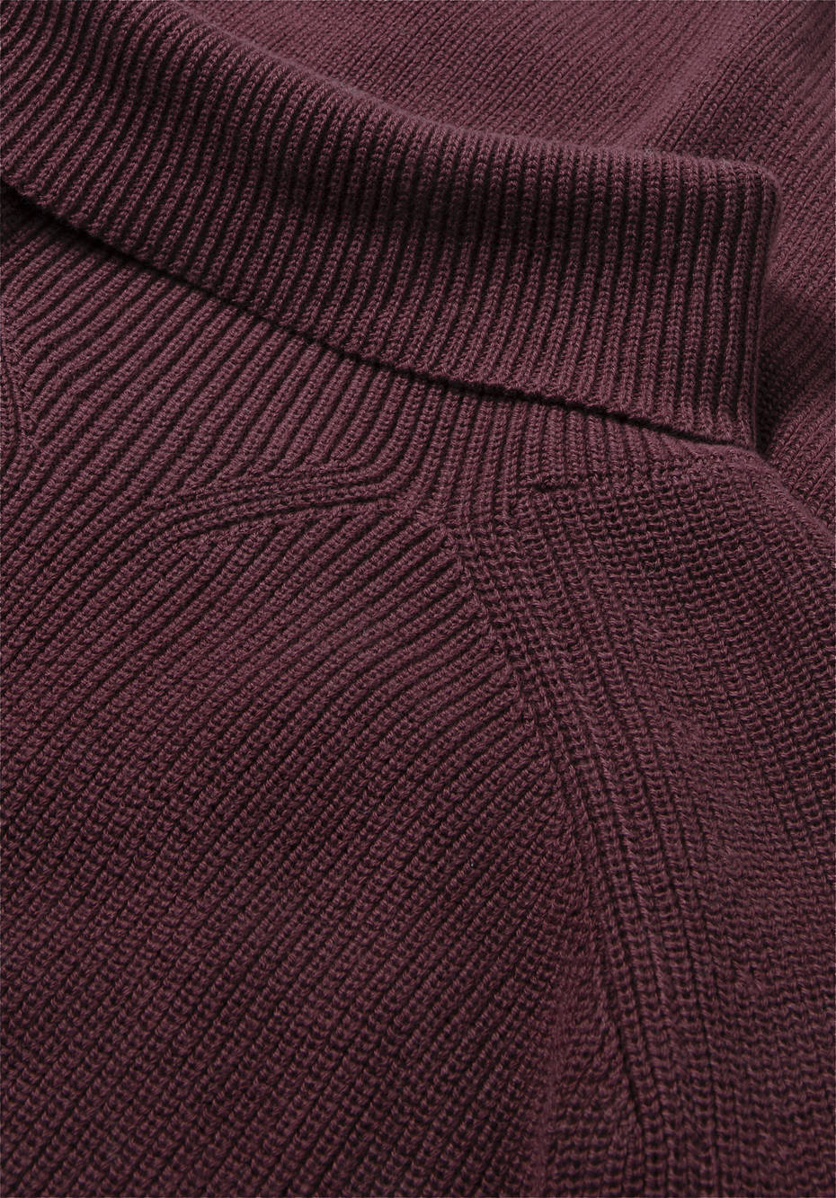 Rollkragenpullover aus reiner Bio-Baumwolle