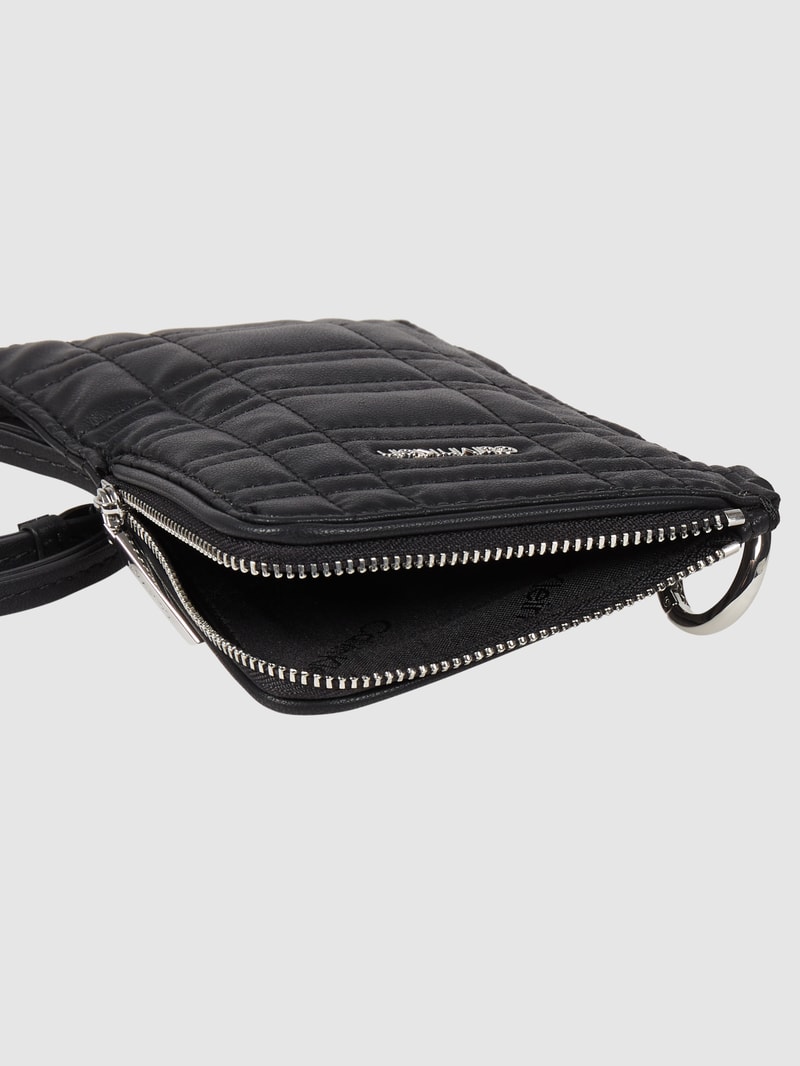 Handytasche in Leder-Optik in schwarz