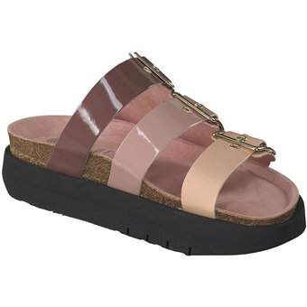 Genuins Cristi Vegan Charol Pantolette in beige