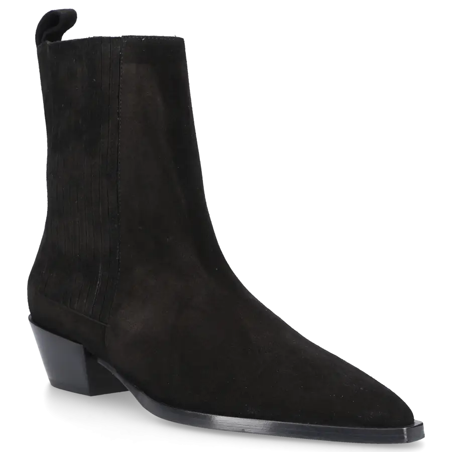 Aeyde - Stiefel BELINDA Veloursleder - schwarz