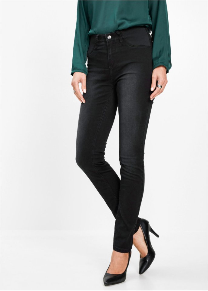 Jeans mit bequemem Bund