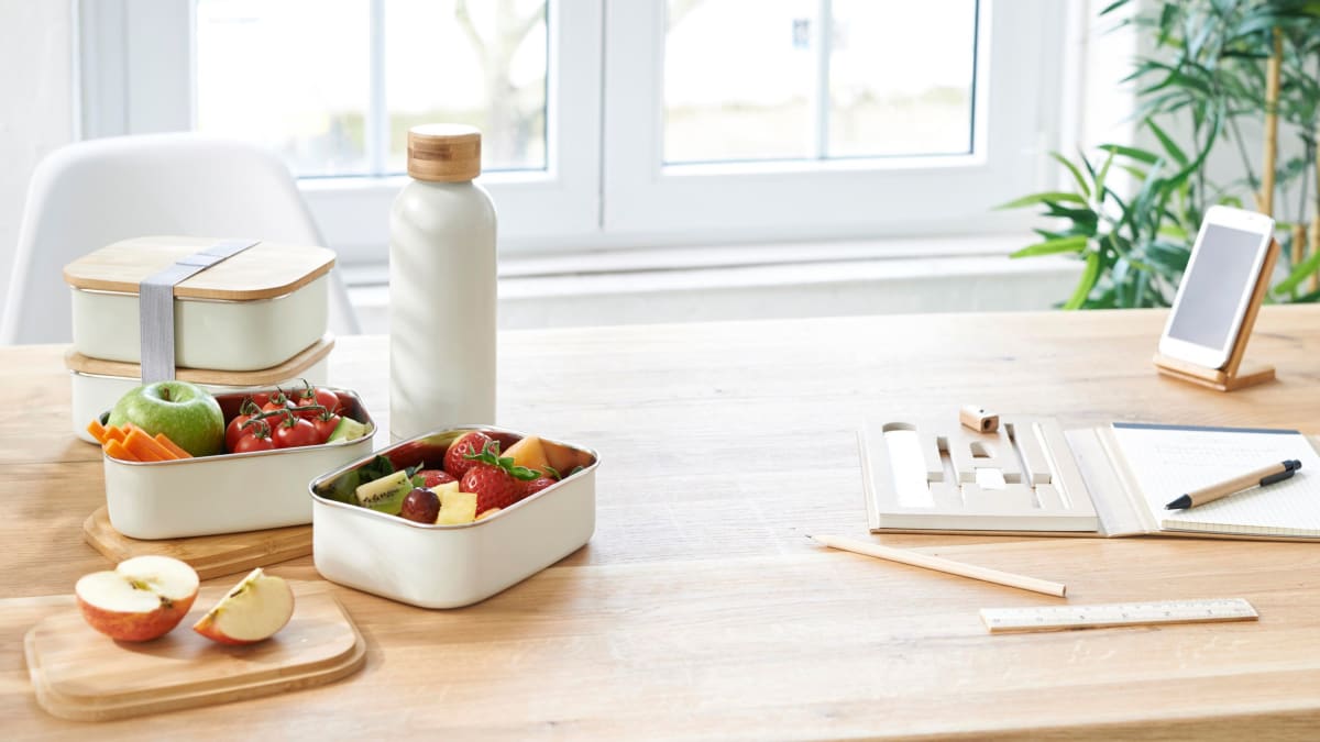 Lunchbox-Set inkl. Flasche. Double