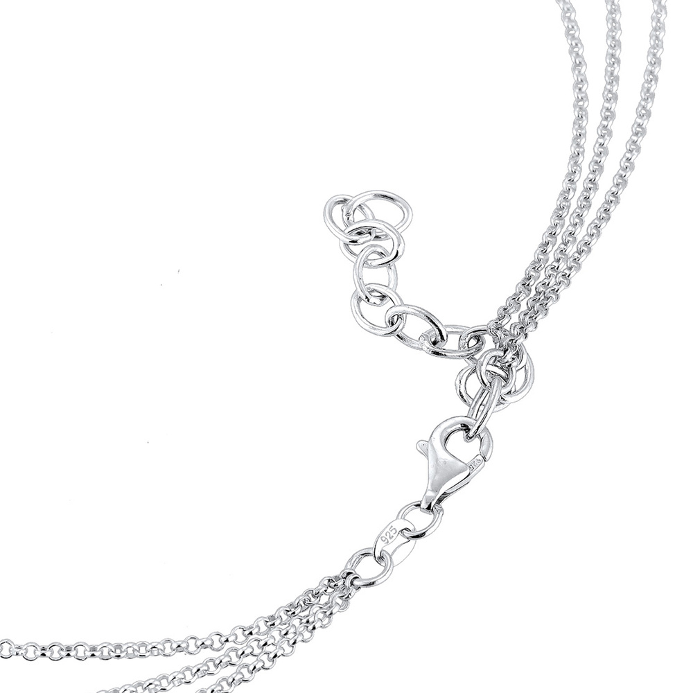 Elli Elli Collier Femme Pendentif en Forme de Croix à l'Infini avec des Cristaux  en A collier