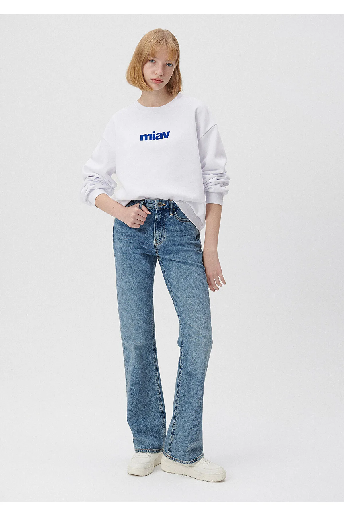 Mavi  Indigoblaue Si Jean Miav Hose im 90er-Stil -1010299-83039