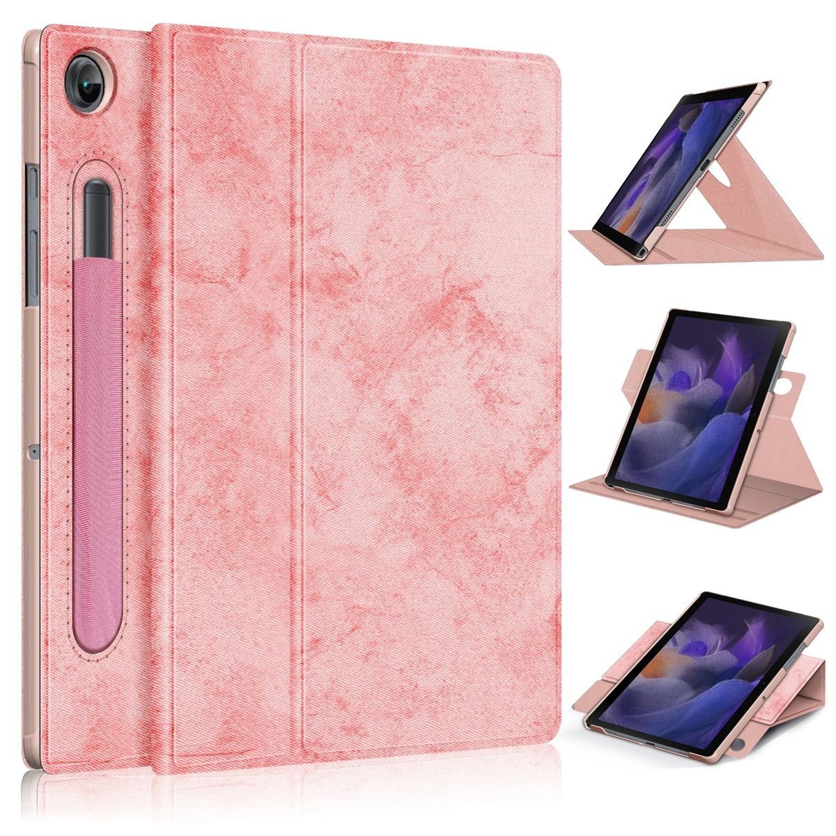 Wigento Tablet-Hülle Für Samsung Galaxy Tab A8 2021 10.5 Zoll +Stift Halterung Tasche Hülle