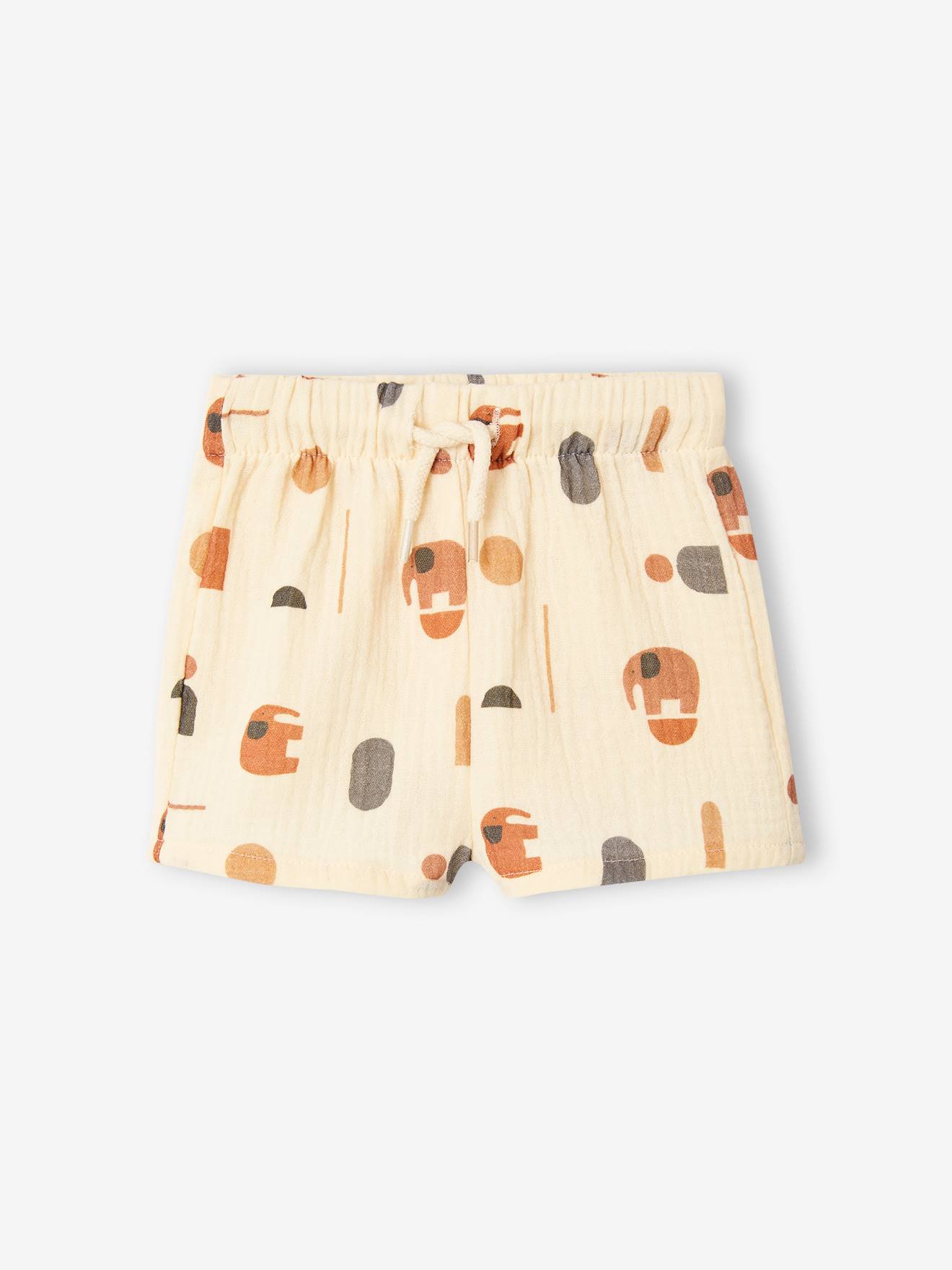 Vertbaudet Baby-Set: T-Shirt & Shorts - mokka