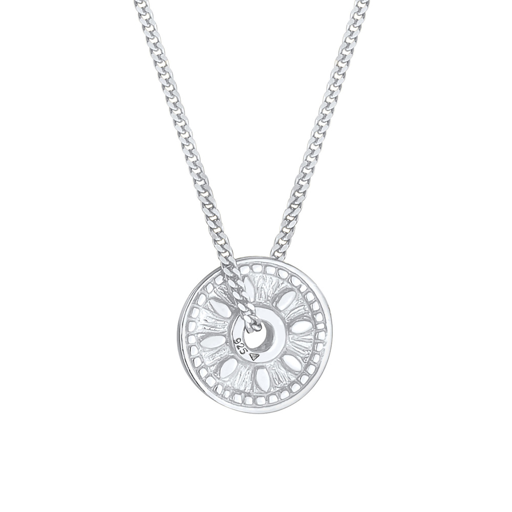 Elli Elli Collier Pendentif de pièce de monnaie pour femme Soleil Antique Vintage Tend Bijoux