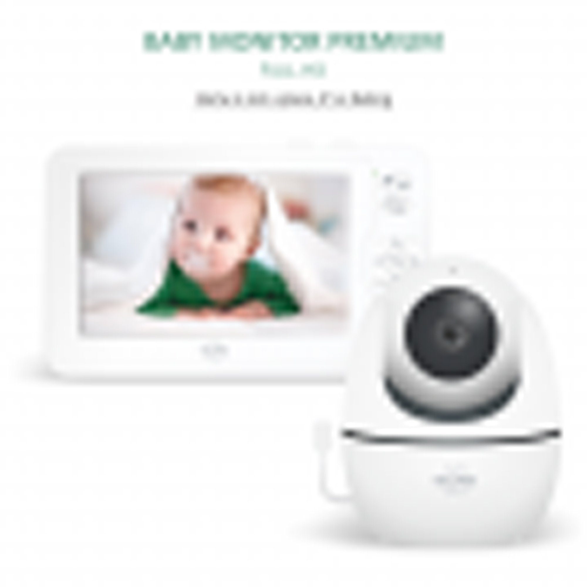 Elro Video-Babyphone BC2000, 2-tlg., Monitor und Kamera, Full HD mit 12,7 cm Bildschirm