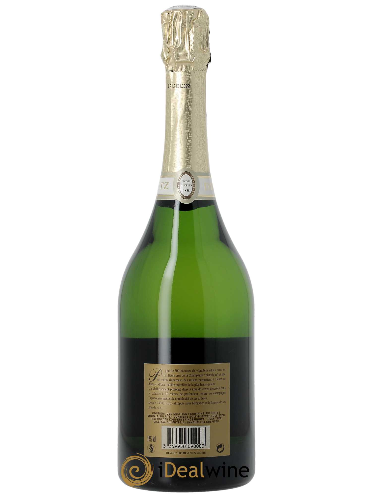 Blanc de Blancs Deutz  2017 - Lot de 1 Bouteille