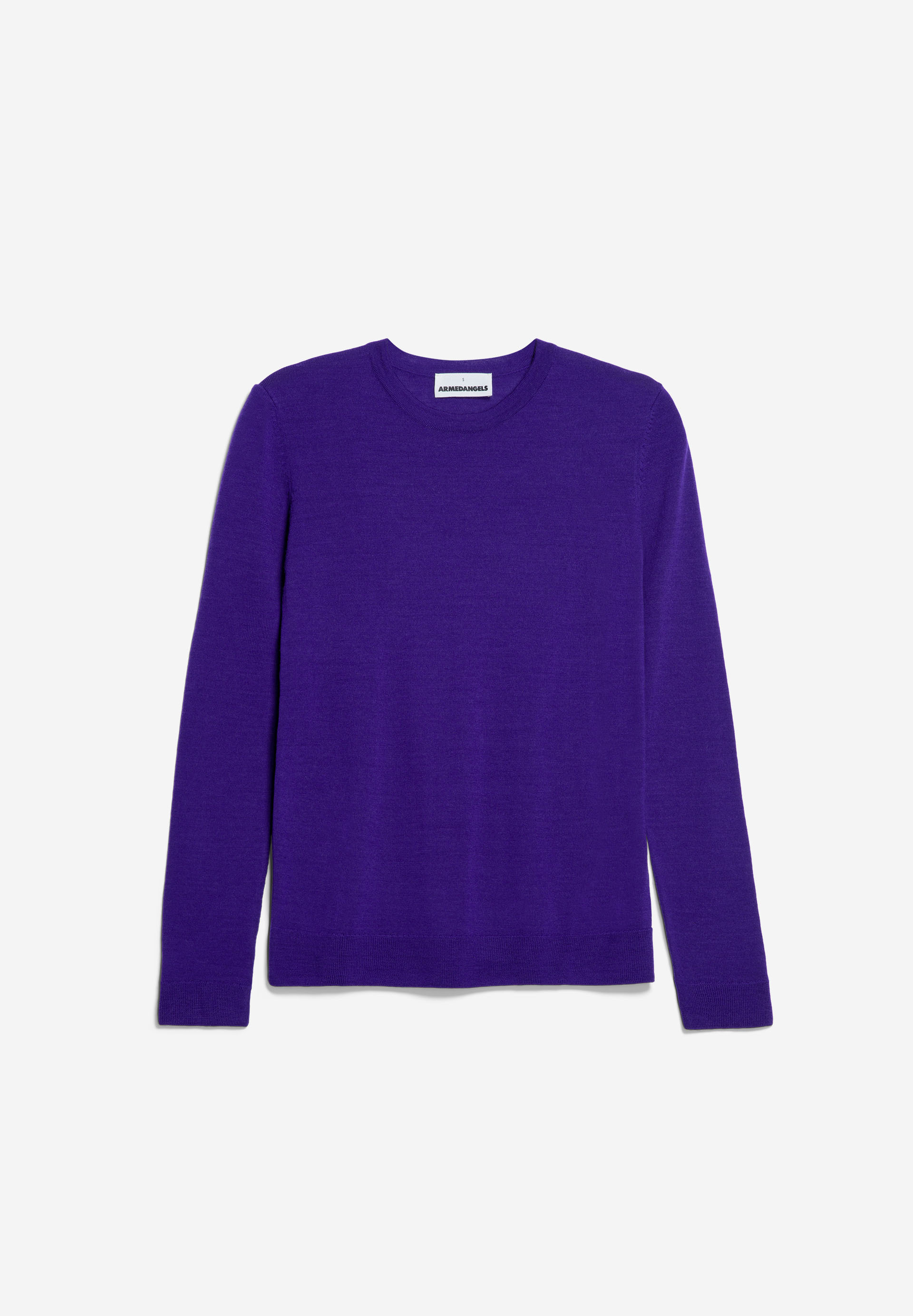 Pullover Slim Fit aus extrafeiner Merino Bio-Wolle