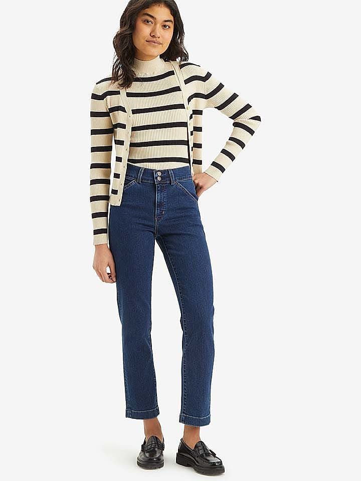 Levi's Jeans - Regular fit - in Dunkelblau günstig kaufen W26/L30