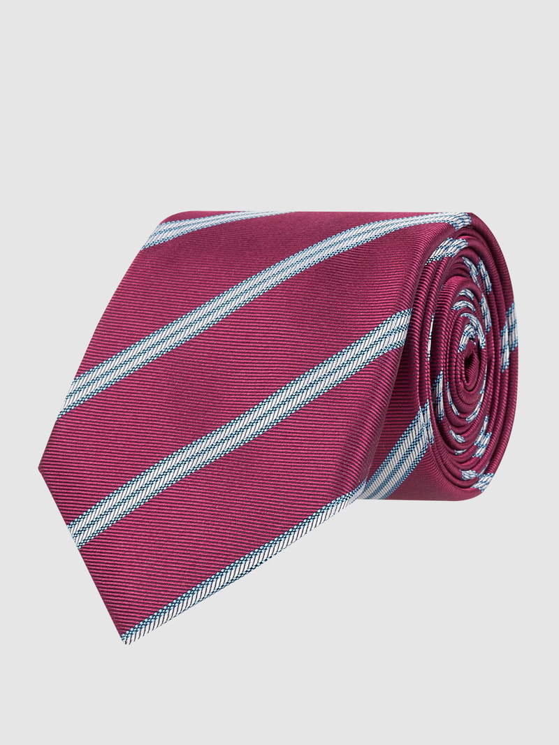 Krawatte aus Seide (6 cm) in fuchsia