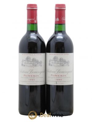 Château Beauregard  1990 - Lot de 2 Bouteilles