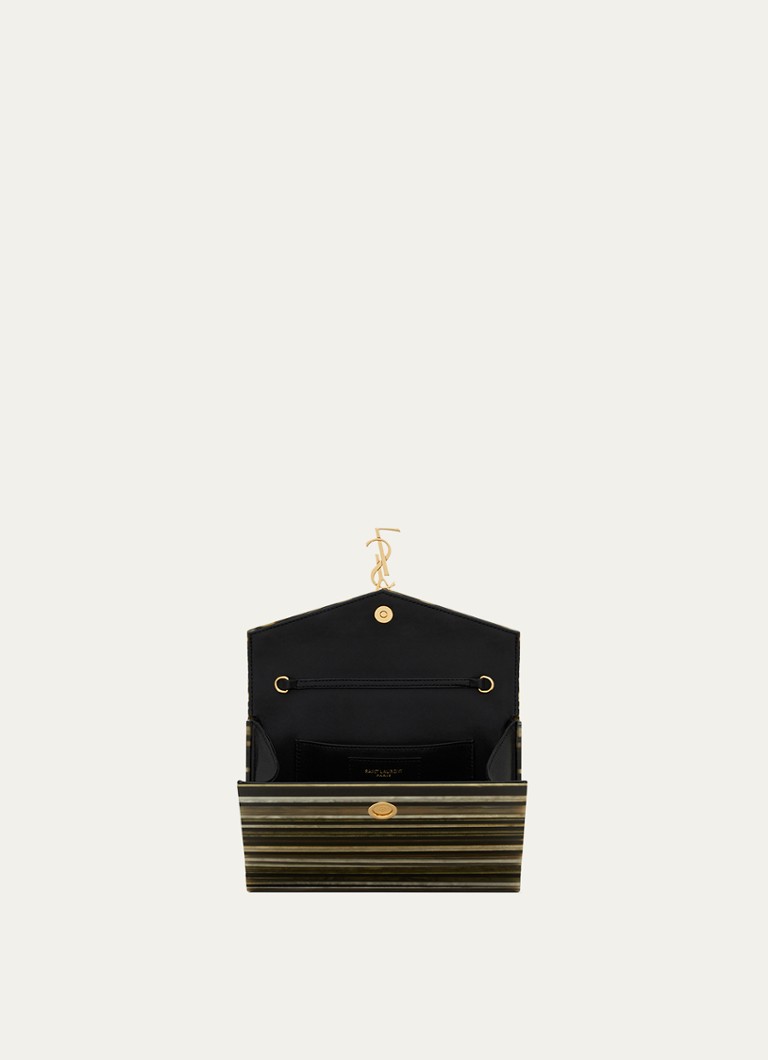Miniaudiere Vicky de Saint Laurent din plexiglas