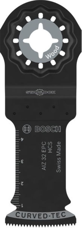 Bosch Blue Accessories 2608669250 Starlock Dyksavklinge AIZ 32 EPC HCS Hårdttræ Curved-Tec 32 x 50 25 stk. Bulk