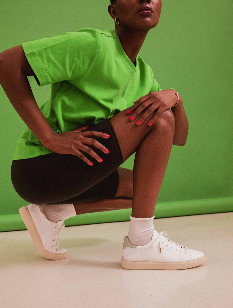 Sanna - Blanc & Vert Amande