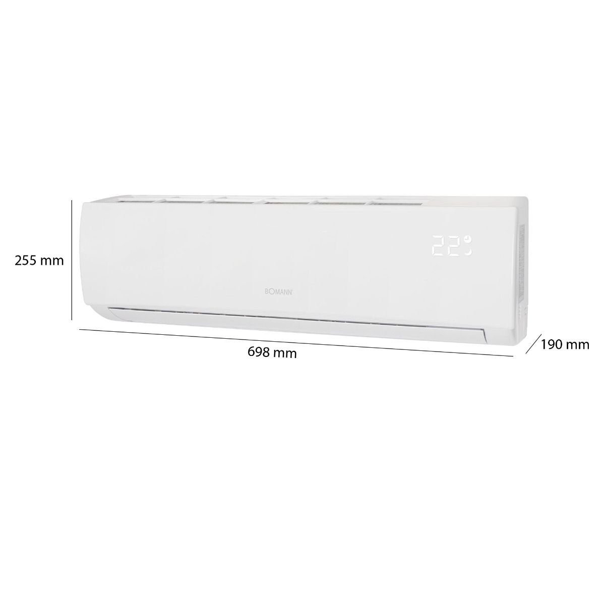 BOMANN Klimagerät CL 6045 QC CB weiß Inverter-Klimasplitgerät