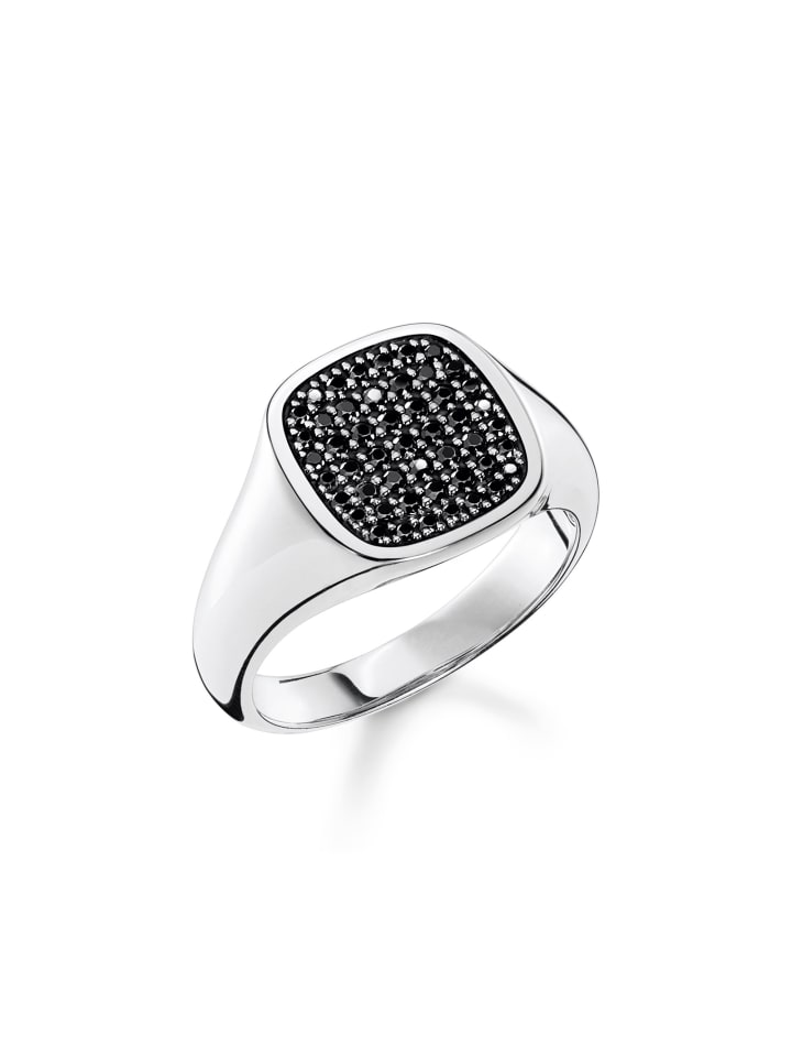 Thomas Sabo Ring in silber, schwarz günstig kaufen