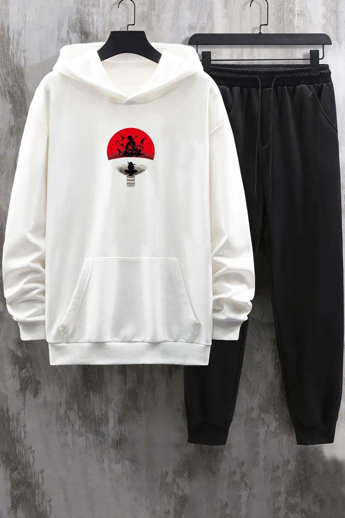 uyguntarz  Unisex-Itachi Uchiha-Trainingsanzug-Set