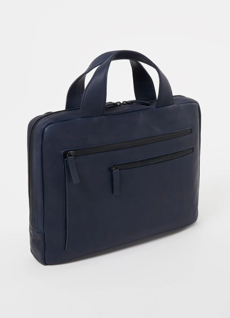 Leonhard Heyden Salisbury leather business bag with 15-inch laptop compartment