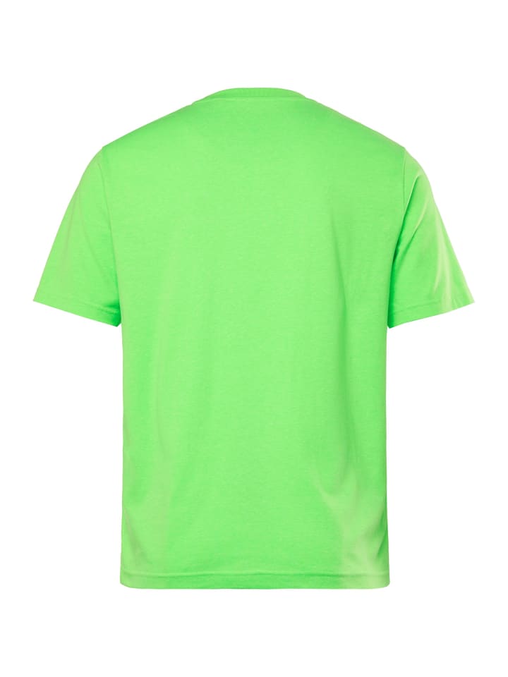 Men Plus Kurzarm T-Shirt in neon green günstig kaufen
