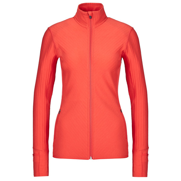 WMNS DESCENDER LS ZIP Damen - Langarmshirt