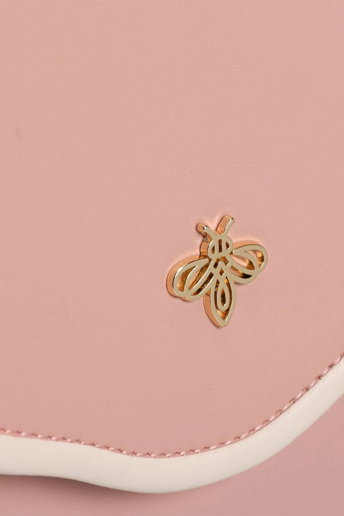 Lucky Bees  Clutch - Rosa - Unifarben