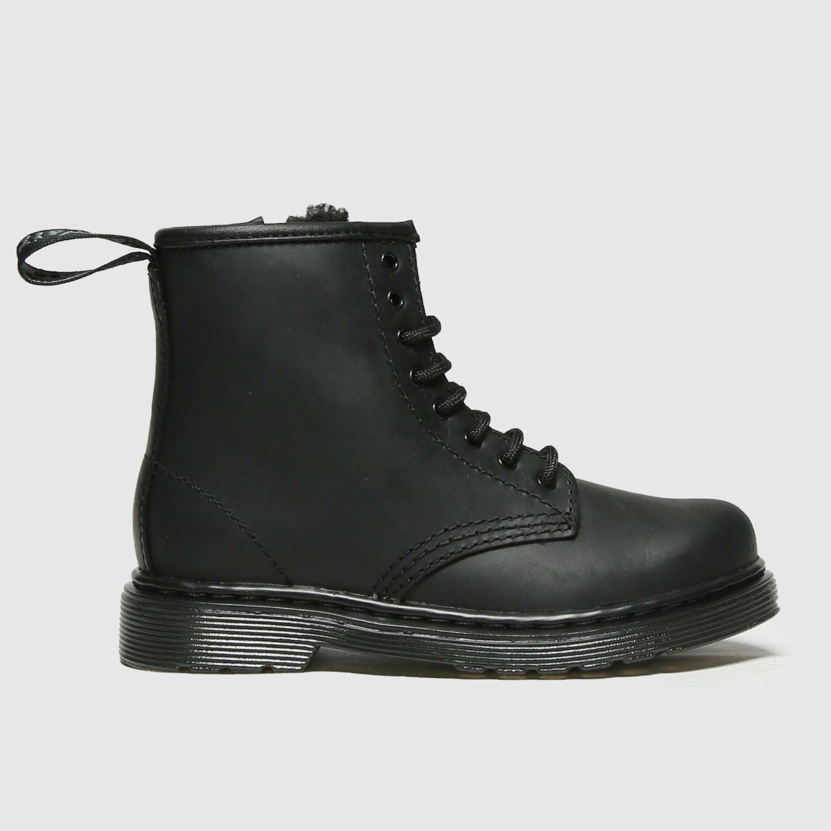 Dr. Martens fekete 1460 Serena Mono kisgyermek csizma
