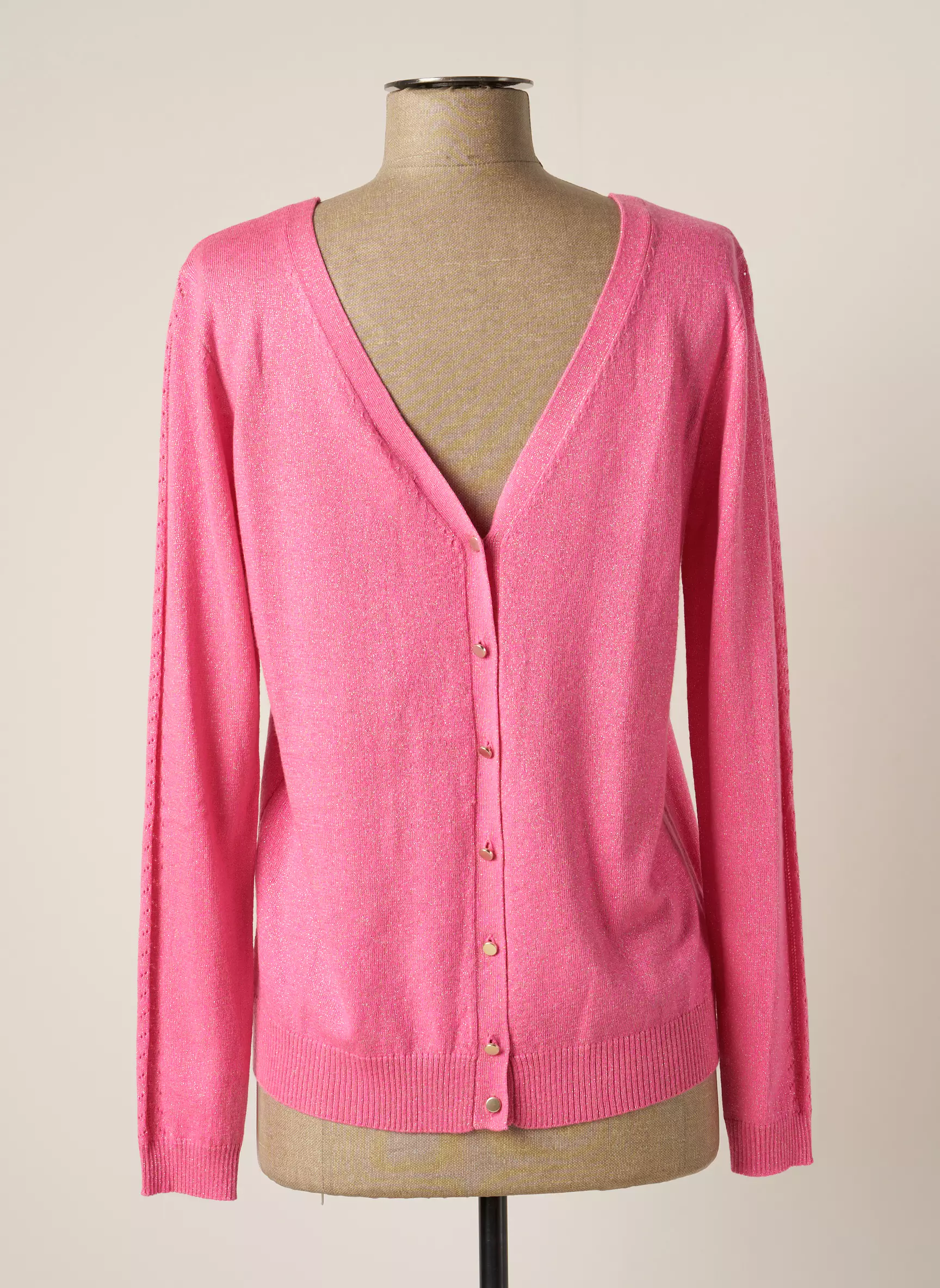 Julie Guerlande Pulls Femme couleur rose