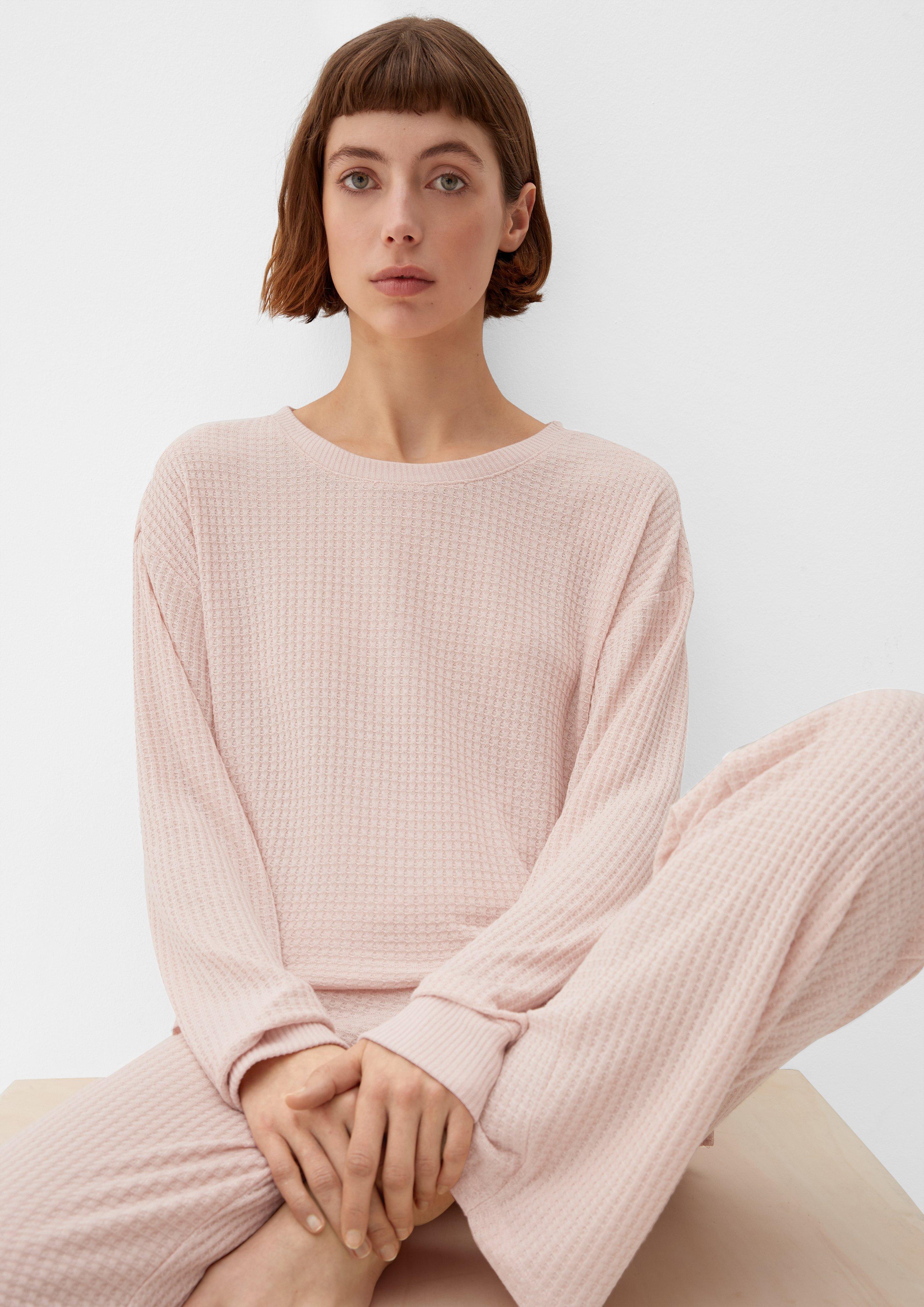 Pyjamaoberteil aus Waffelpiqué  6007792-4418