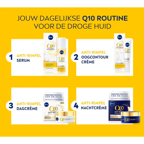 NIVEA Q10 Power Extra Nourishing ránctalanító éjszakai krém 50ml - Száraz bőrre