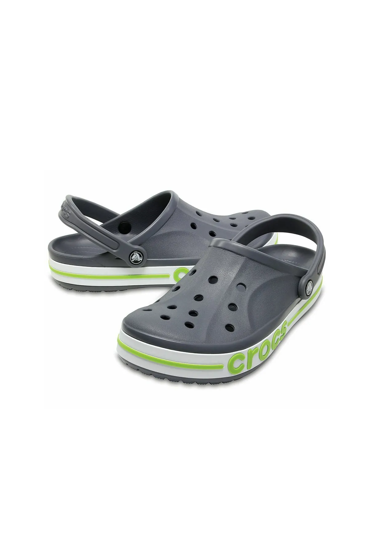 Crocs  Hausschuhe Anthrazit/Voltgrün