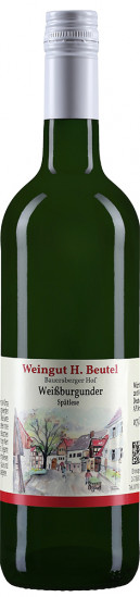 2018 Weißburgunder trocken - Weingut H. Beutel