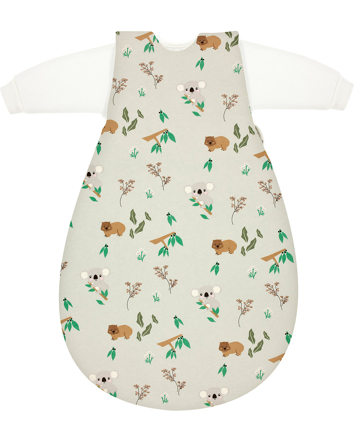 Baby-Mäxchen Schlafsack 3tlg. Bio Baumwolle - TOG 2,5 - Koalas World, 80/86