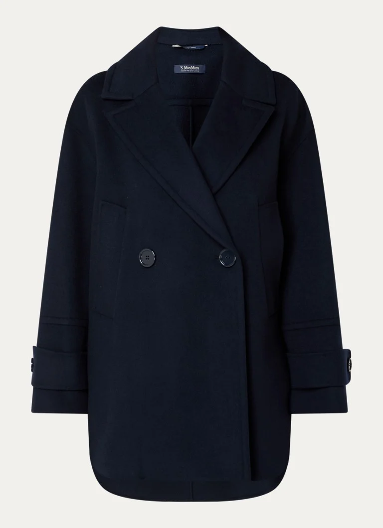 MaxMara Vania kaksirivinen neitsytvillainen takki sivutaskuilla
