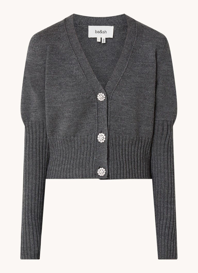 Cardigan gros din lână Ba&sh Tanda