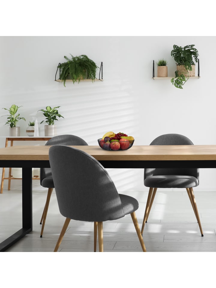 relaxdays Obstschale in Schwarz - (H)8 x Ø 28 cm günstig kaufen onesize