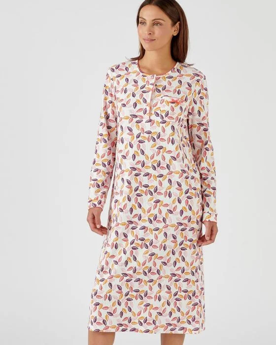 Chemise de nuit maille interlock imprimé