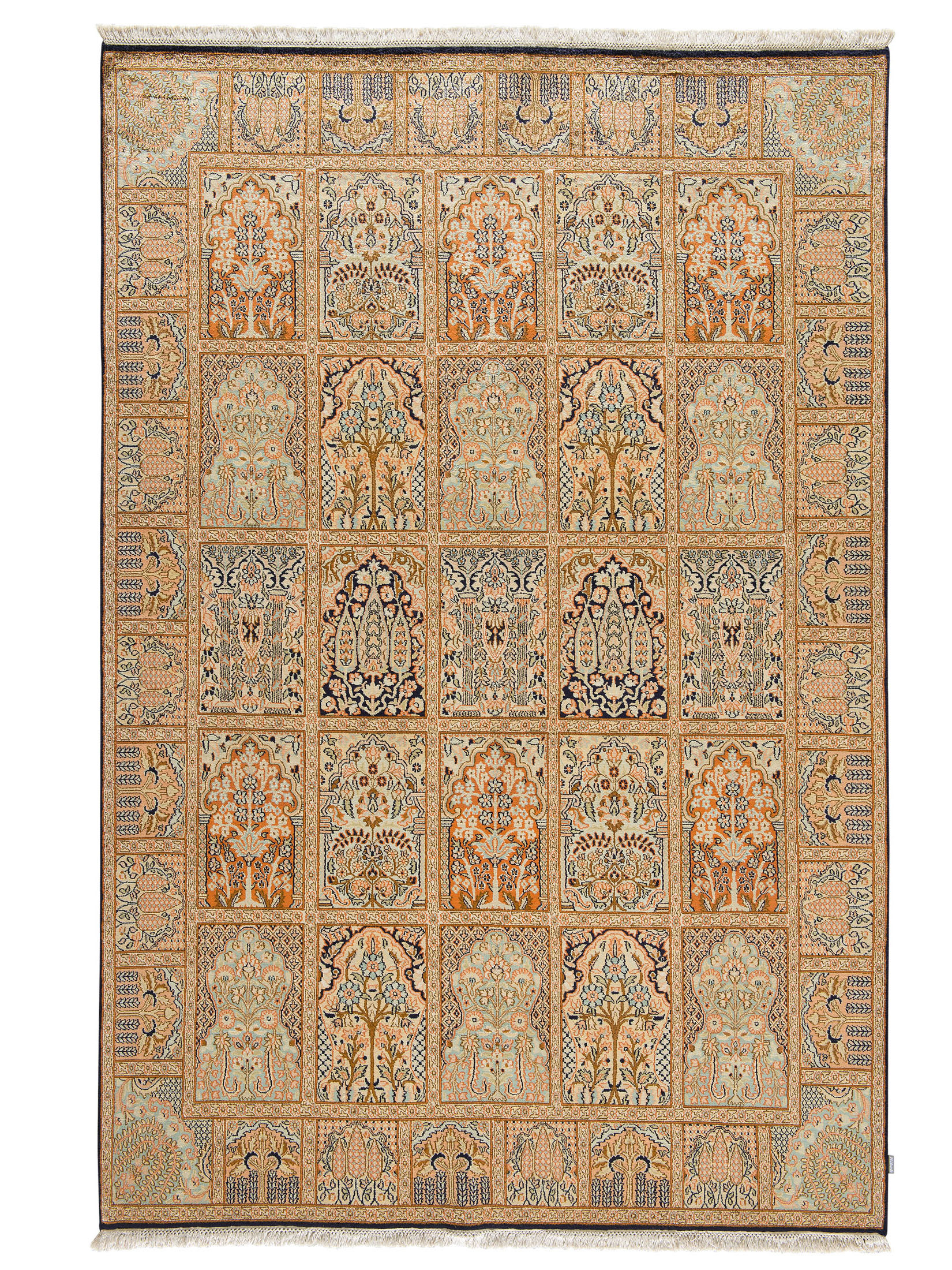 Kaschmir Seide 18/18 ca. 170 x 253 cm, Unikat / Einzelstück