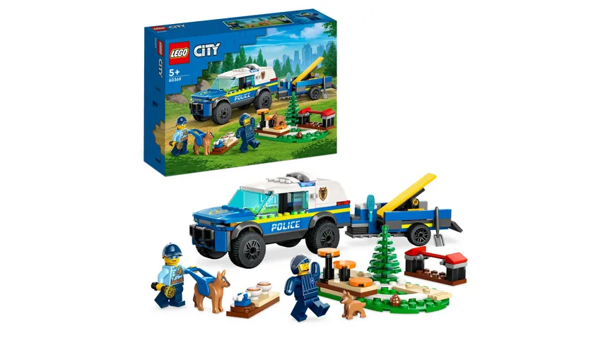 LEGO City 60369 Mobiles Polizeihunde-Training