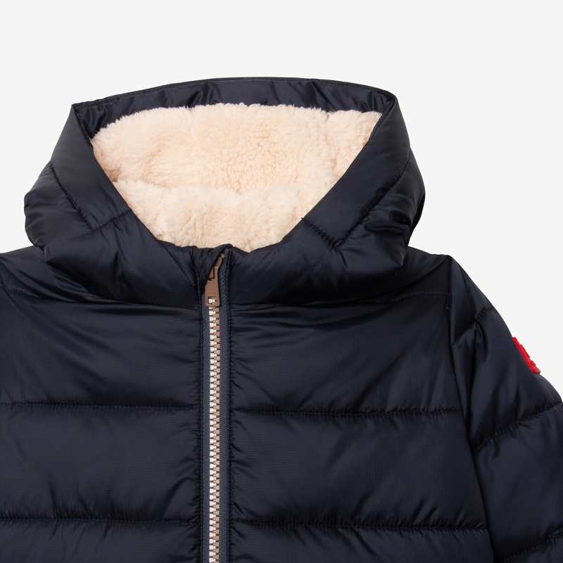 Parka bébé garçon marine et marron Catimini