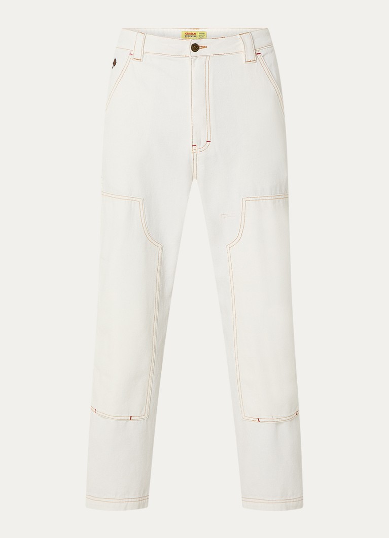 ICE CREAM Canvas Carpenter straight leg jeans with side pockets
