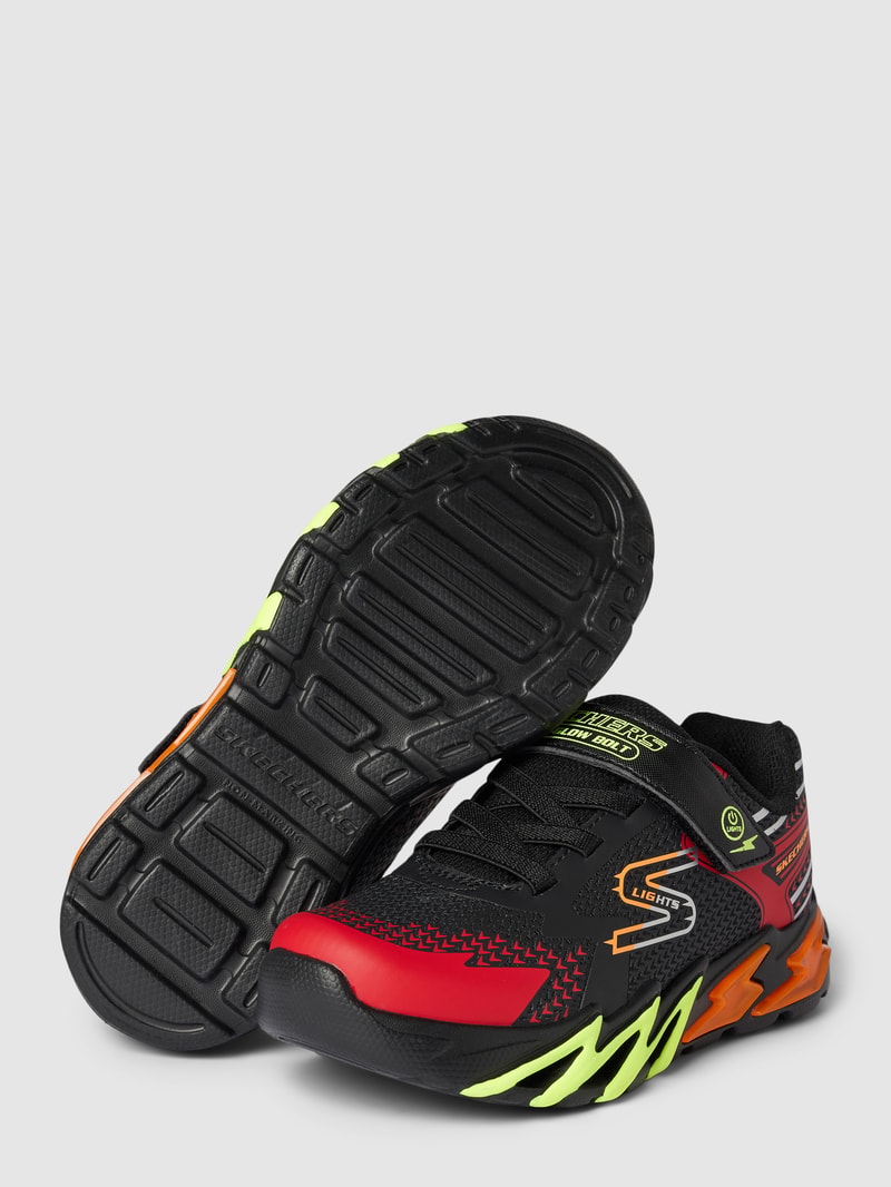Sneaker mit Label-Details Modell 'BOLT' in schwarz