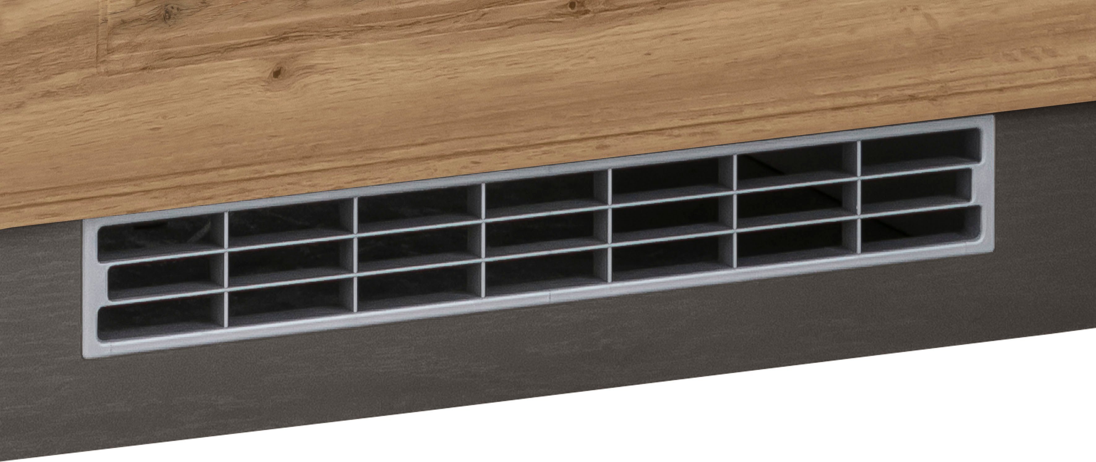 HELD MÖBEL Winkelküche Stockholm, Stellbreite 320/170 cm, mit hochwertigen MDF Fronten im Landhaus-Stil