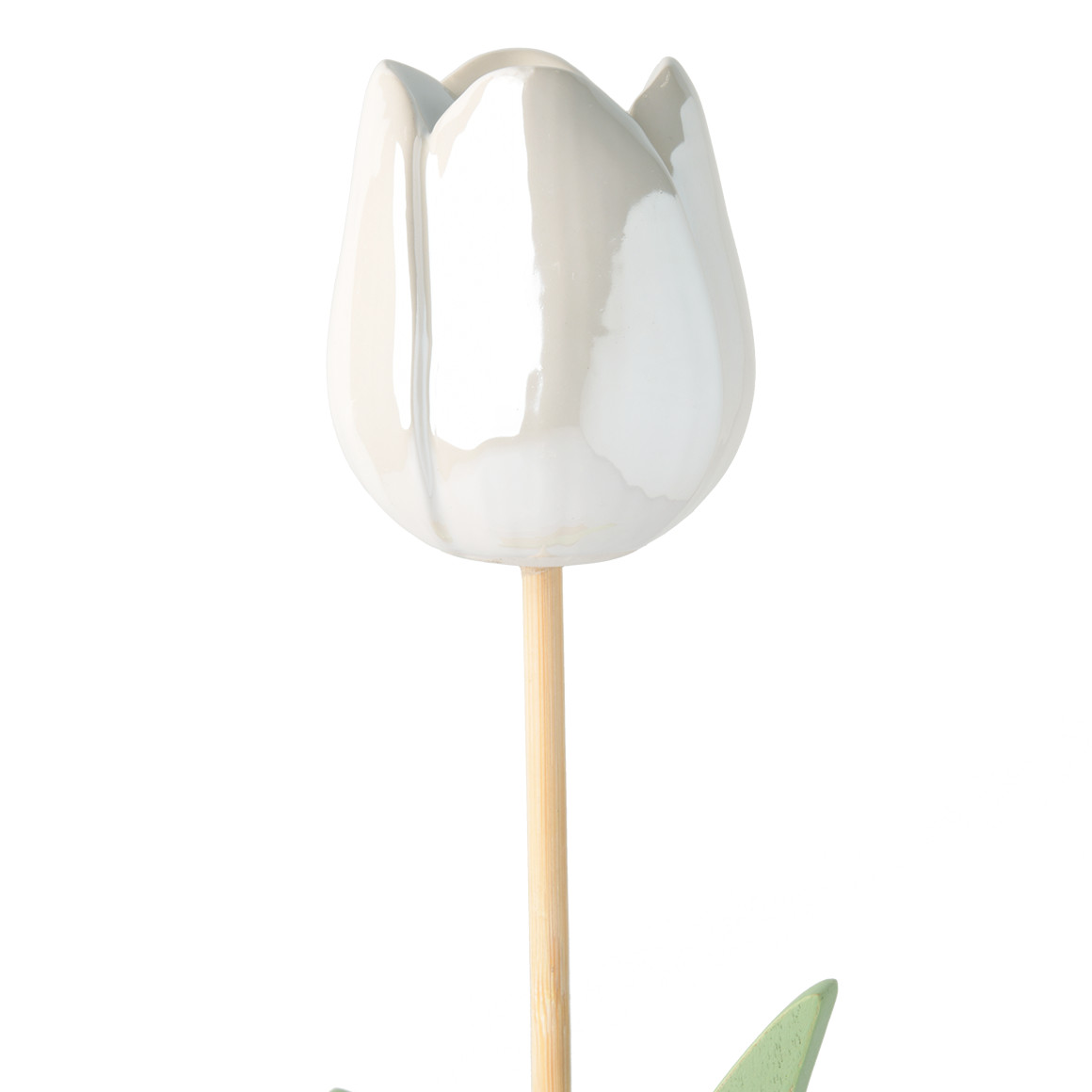 Deko-Aufsteller Tulpe mit Holzfuß