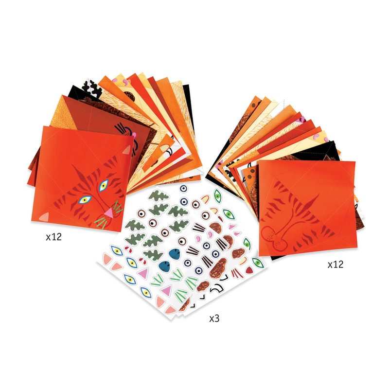 Origami initiation Animaux Djeco
