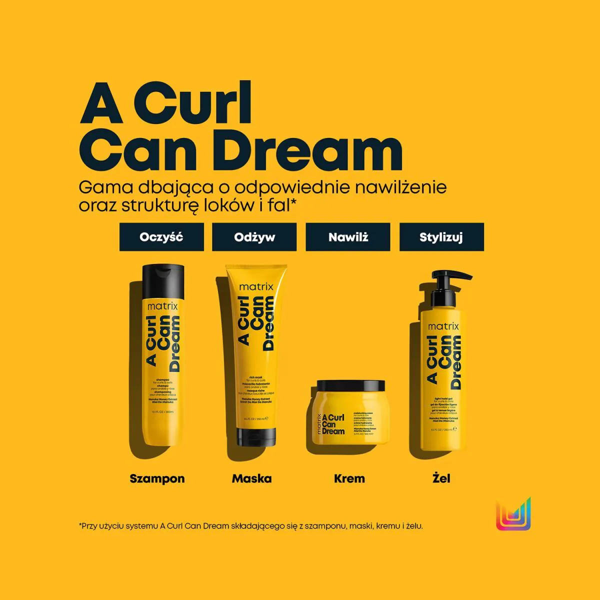 Matrix Total Results A Curl Can Dream Shampoo til bølger og krøller