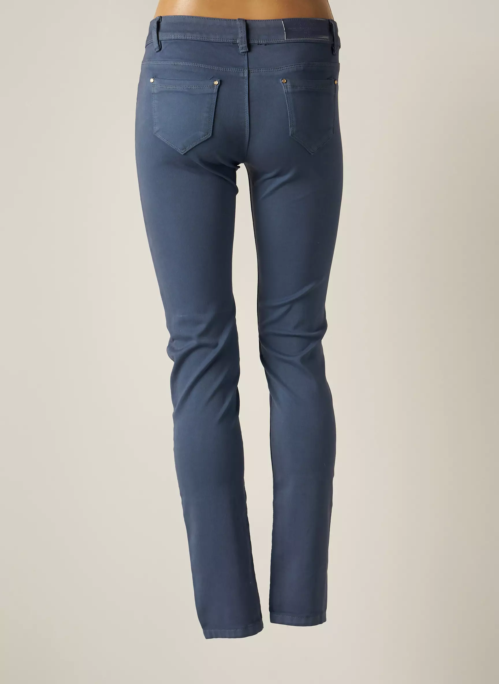 R Display Pantalons Slim Femme couleur bleu